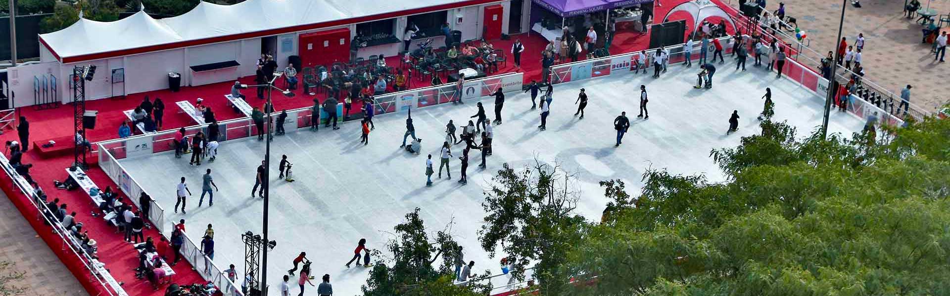 Pershing Square Ice Skating, Ice Skating Los Angeles, Rink